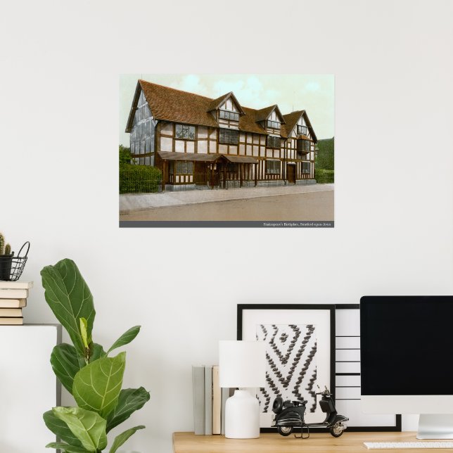 Shakespeare's Birthplace, Stratford-upon-Avon Poster (Hemmakontoret)