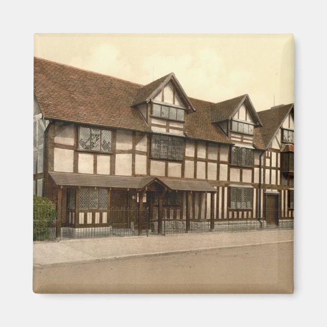Shakespeare's Birthplace, Stratford-upon-Avon, Sto Magnet (Framsidan)