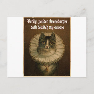 Shakespeare's Cat Vykort