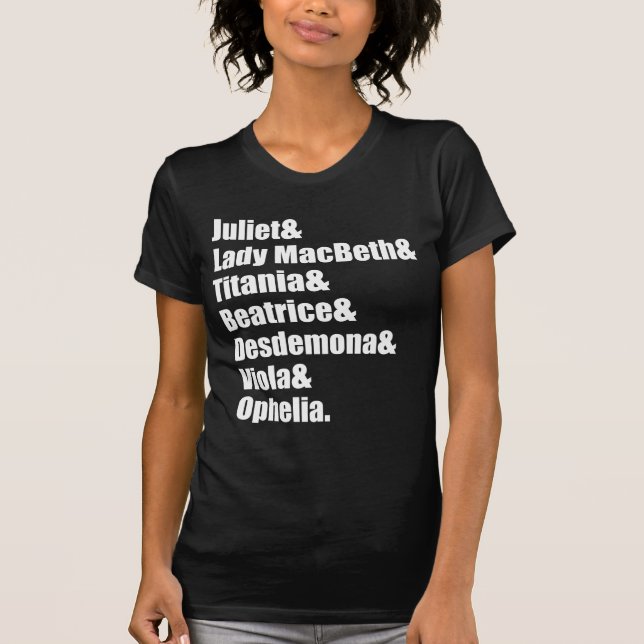 Shakespeares damer tee (Framsida)