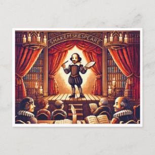 Shakespeares födelsedag - 16-bitars helg vykort