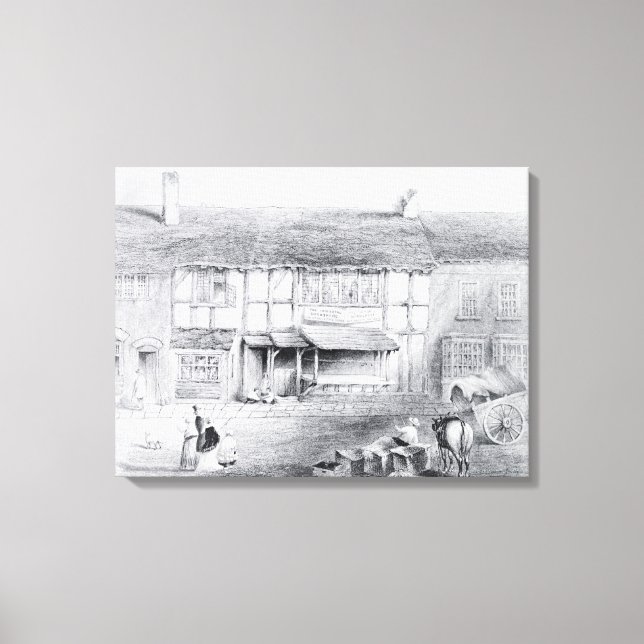 Shakespeares födelseort canvastryck (Framsida)