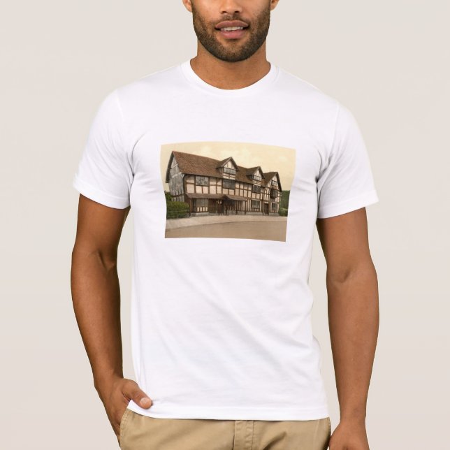 Shakespeares födelseort, Stratford-på-Avon, UK Tee (Framsida)