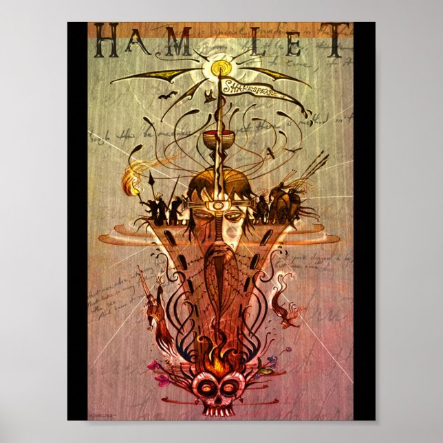 Shakespeare's Hamlet POSTER alternativ (Framsidan)