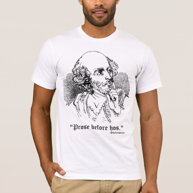 Shakespeares Hos T Shirt (Framsida)