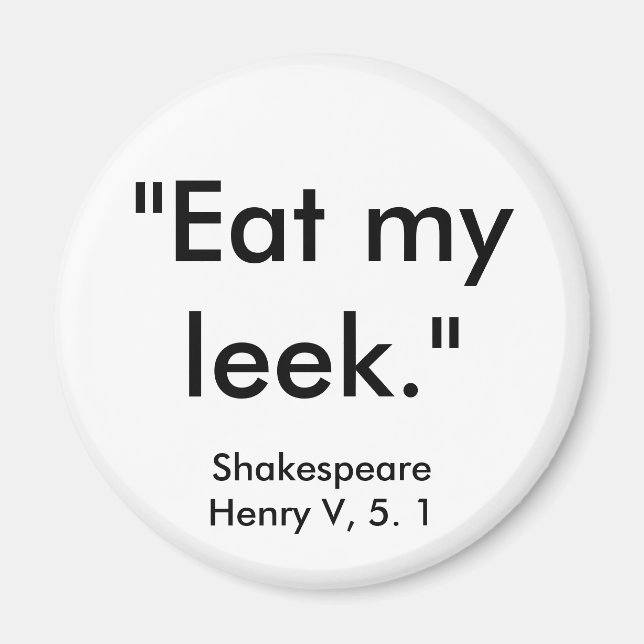 Shakespeare's Insult Magnet (Framsidan)