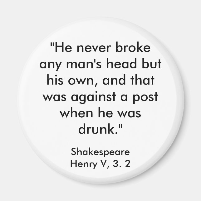 Shakespeare's Insult Magnet (Framsidan)