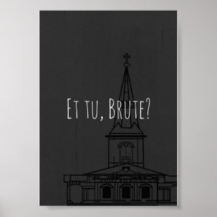 Shakespeares Julius Caesar "Et tu, kräk? ", Poster