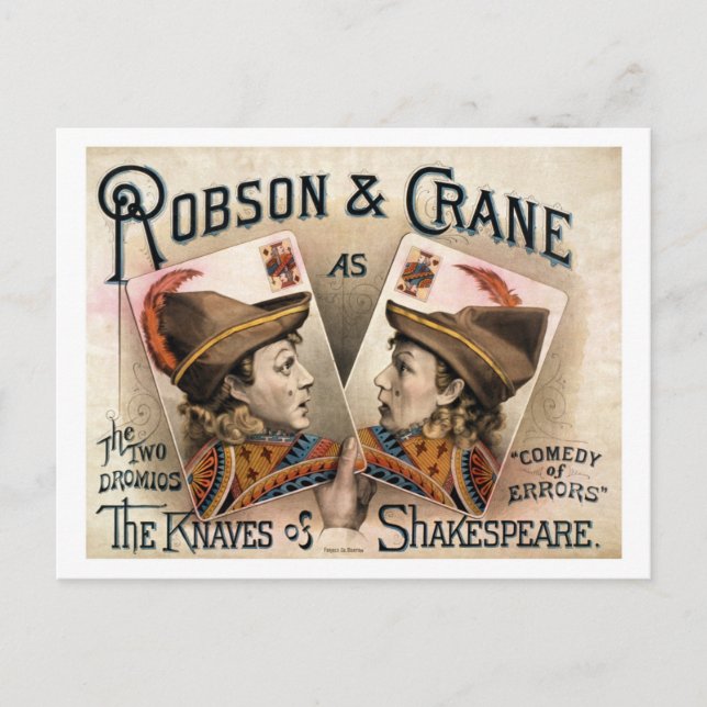Shakespeares knaves vykort (Framsida)