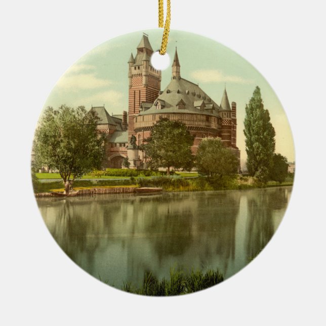 Shakespeares minnes- Theatre, Stratford-på-Avon Julgransprydnad Keramik (Framsidan)