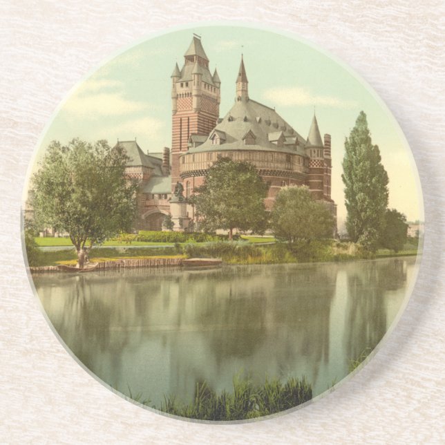 Shakespeares minnes- Theatre, Stratford-på-Avon Underlägg (Framsidan)