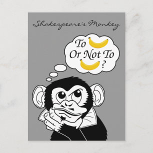 Shakespeare's Monkey Vykort