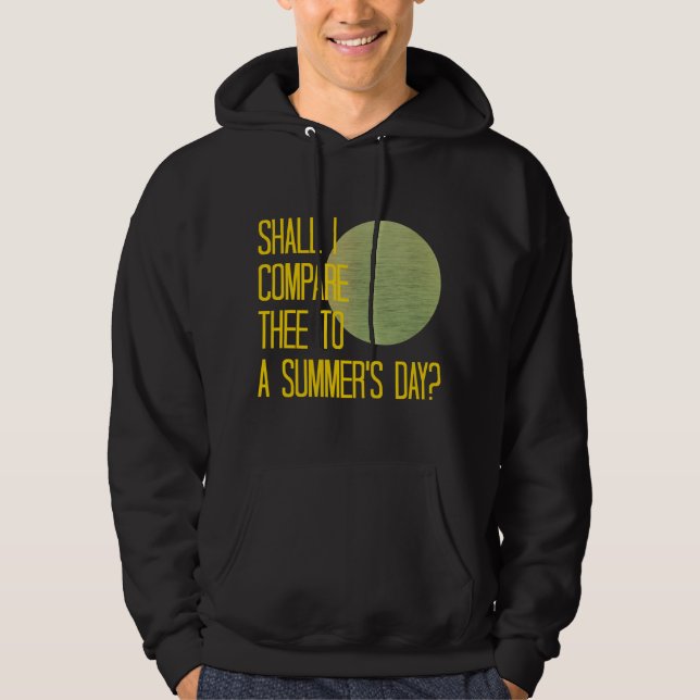 Shakespeares sommardag hoodie (Framsida)