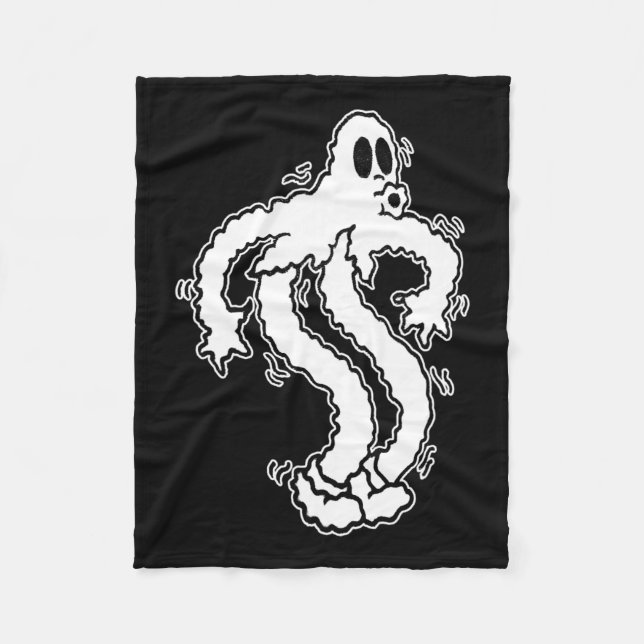 Shakey Koko Clown Ghost Cute Ghost Halloween S Fleecefilt (Framsidan)