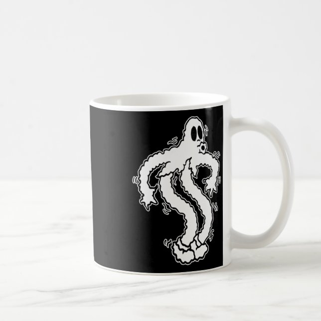 Shakey Koko Clown Ghost Cute Ghost Halloween S Kaffemugg (Höger)