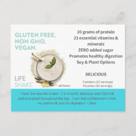 Shaklee Life Shake-vykort Vykort
