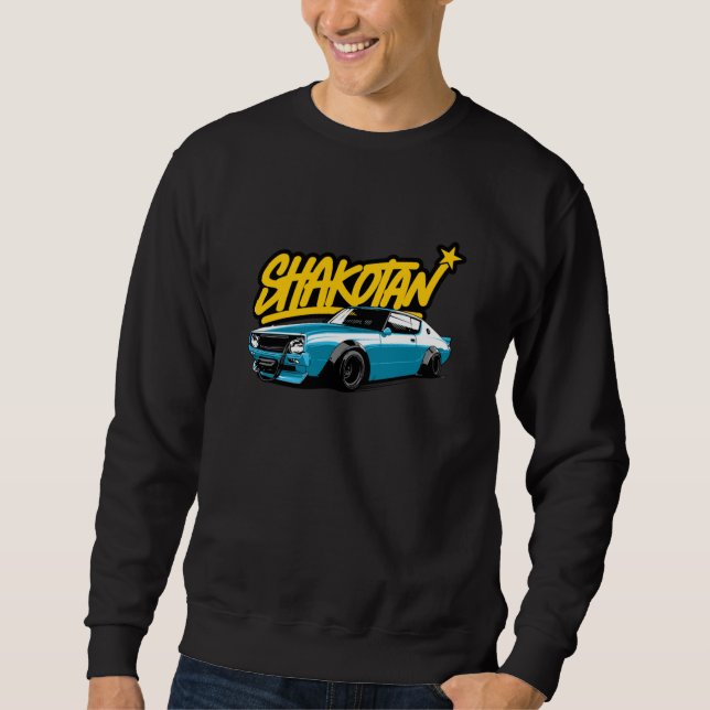 Shakotan Racing Lång Ärmad Tröja (Framsida)