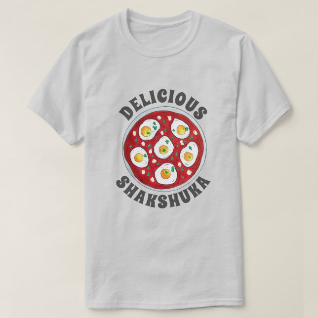 Shakshouka Shakshuka Spicy Poached Eggs Tomatis T Shirt (Design framsida)