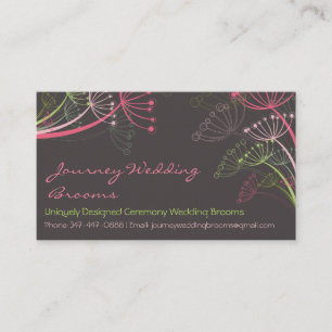 SHAKTI_Rosa Sweet Dandelions Flower Tack Busi Visitkort