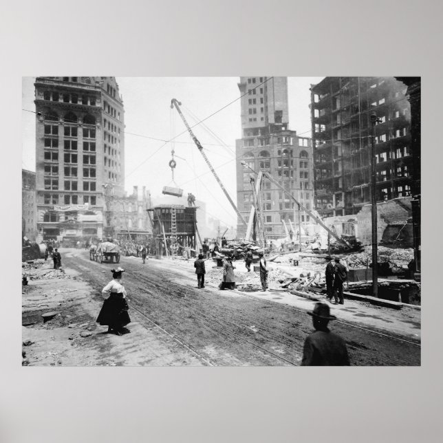 Shaky Ground: 1906 Poster (Framsidan)