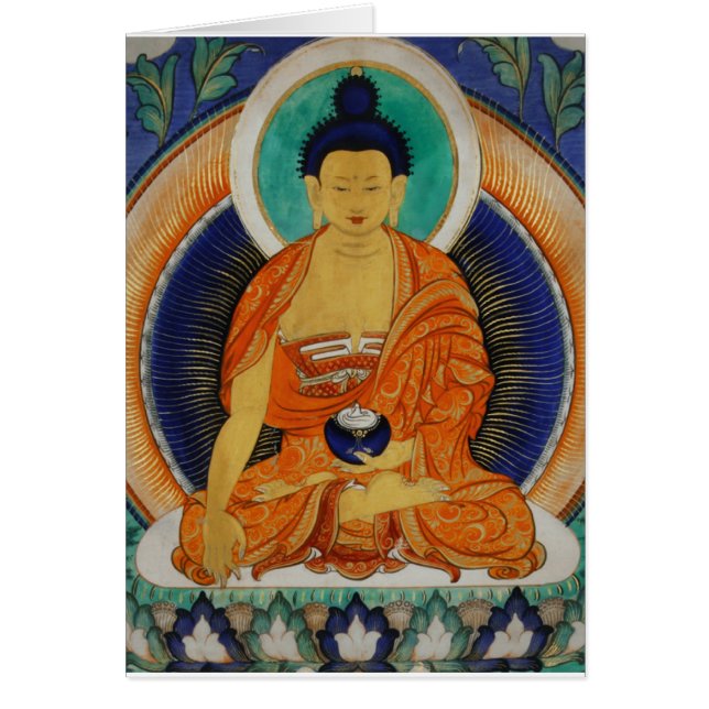 Shakyamuni Hälsningskort (Framsidan)