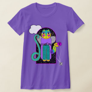 Shalom Angel Cat T Shirt