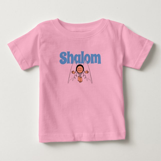 Shalom Angel Emoji T Shirt (Framsida)