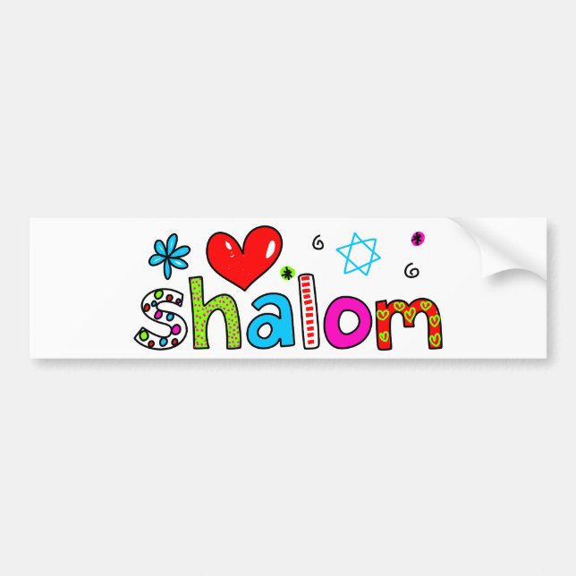 Shalom Bildekal (Framsidan)