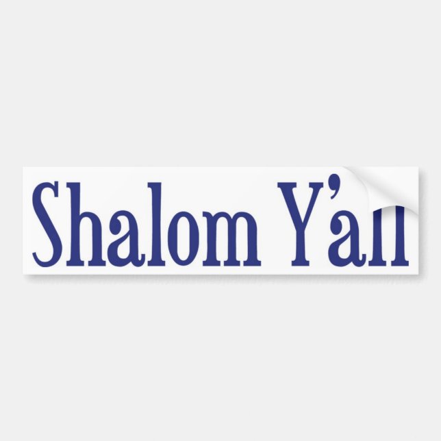 Shalom dig bildekal (Framsidan)