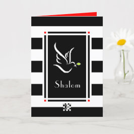 Shalom Dove-hälsningskort Kort