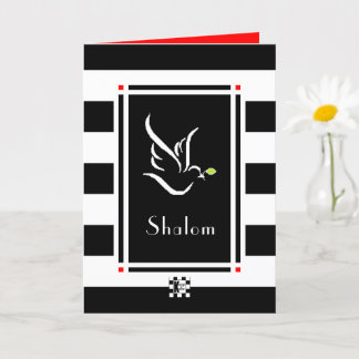 Shalom Dove-hälsningskort Kort
