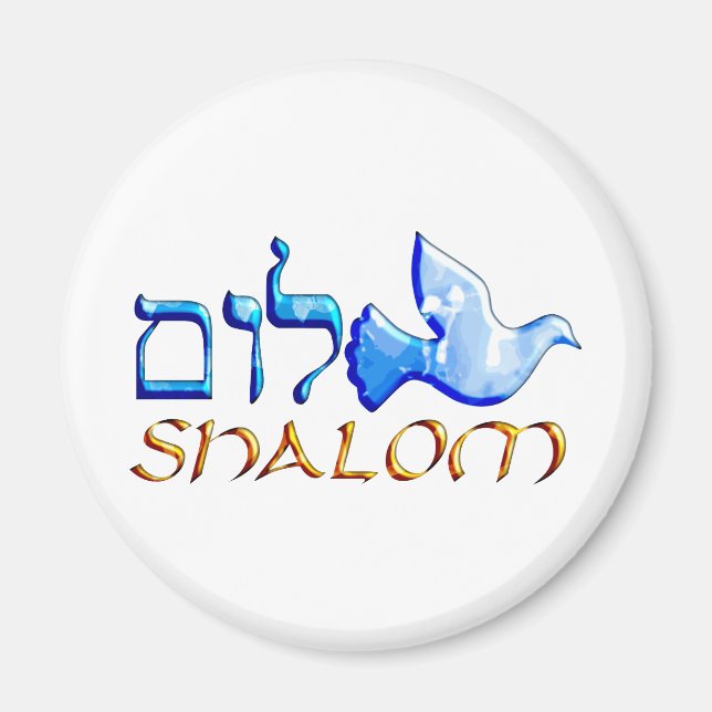 Shalom Dove.png Magnet (Framsidan)