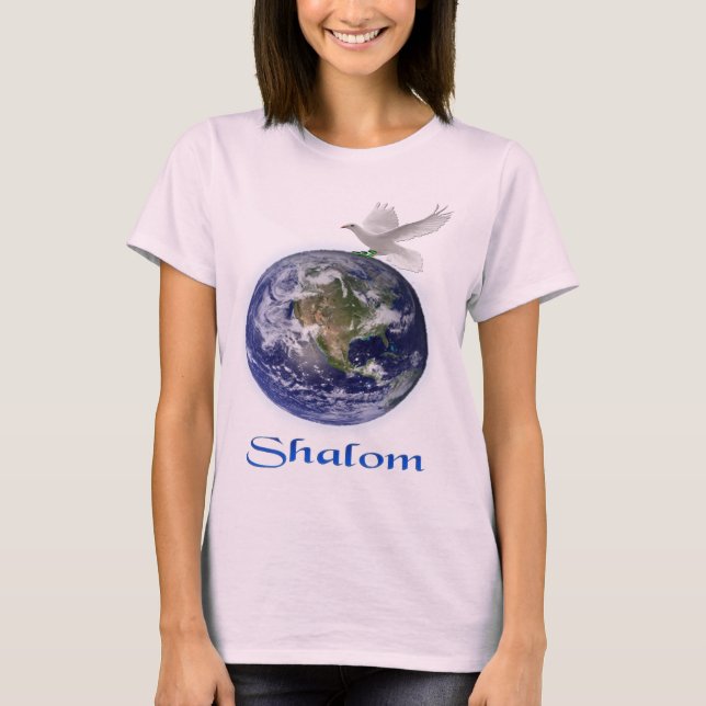Shalom-kläder T-Shirt (Framsida)
