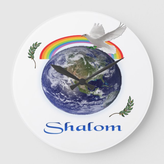 Shalom Large Clock Stor Klocka (Framsida)