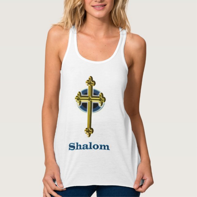 Shalom Linne Med Racerback (Framsida)
