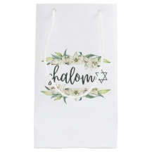 Shalom (med Lilies och David Star)