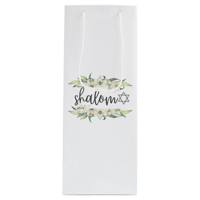 Shalom (med Lilies och David Star) (Framsidan)