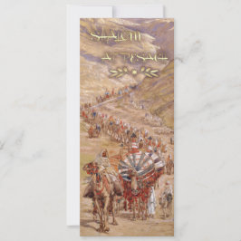 Shalom på Pesach. Fine Art Passover-hälsningskort Kort