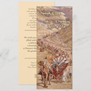 Shalom på Pesach. Fine Art Passover-hälsningskort Kort