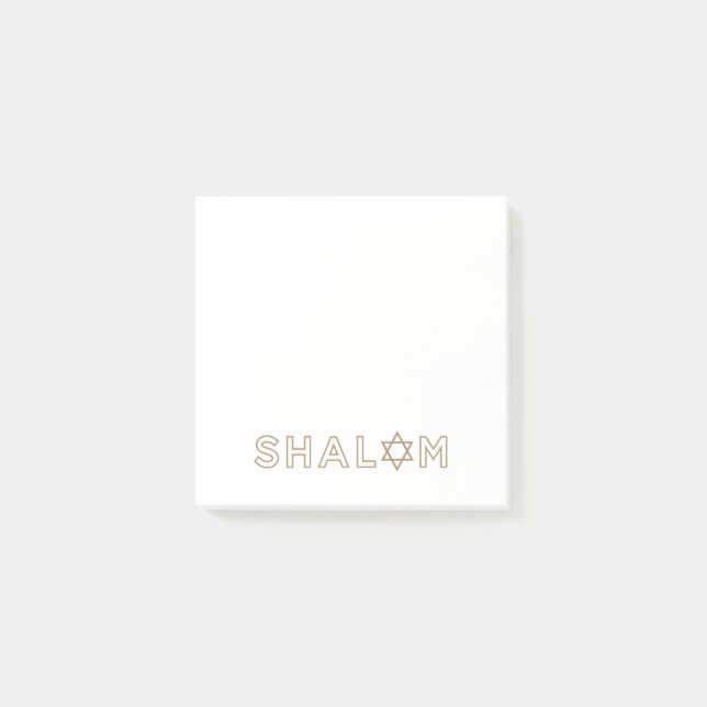 Shalom Post-it Notes Block (Framsida)