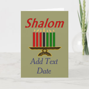 SHALOM: Pub Mitzvah, redigera text Kort