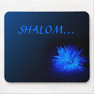 SHALOM…, Religiös mousepad Musmatta