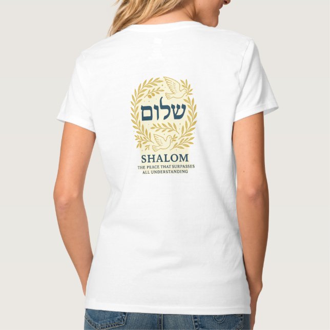 Shalom T Shirt (Baksida)