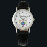 Shalom Watch - judiska ljusskåp Armbandsur<br><div class="desc">Smycken och apparater för Personlig,  judiska och traditionella</div>