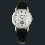 Shalom Watch - judiska ljusskåp Armbandsur<br><div class="desc">Smycken och apparater för Personlig,  judiska och traditionella</div>