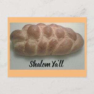 Shalom Ya tar bröd Vykort