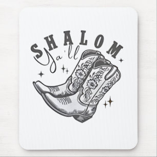 Shalom Y'all Cowboy Jewish Hanukkah Väster Musmatta