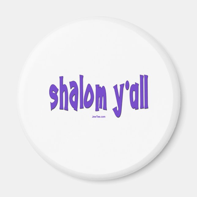 SHALOM Y'ALL GIFTS MAGNET (Framsidan)