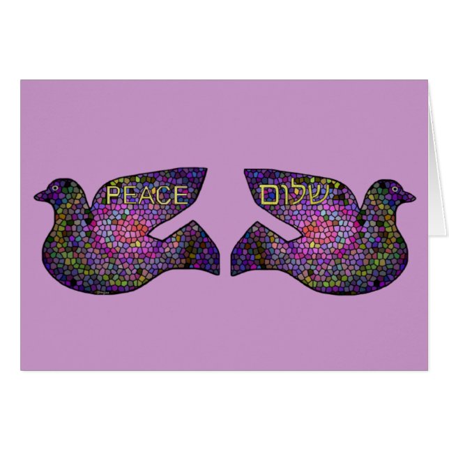 ShalomPeaceDoves kort (Framsidan Horizontal)
