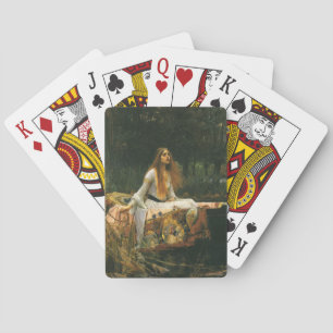 Shalottladyn i båt av John William Waterhouse Casinokort